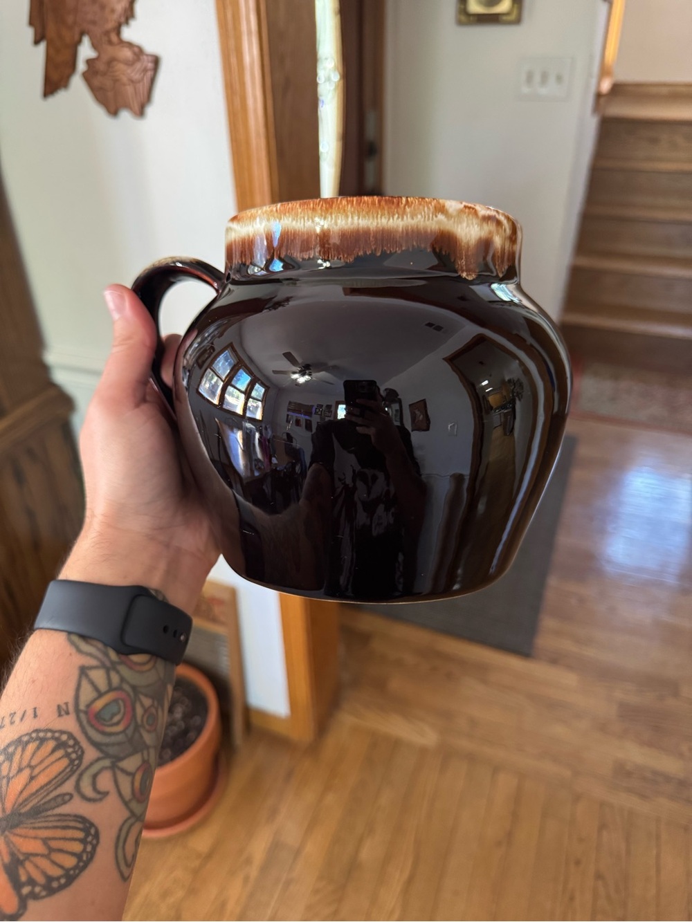 Pfaltzgraff Brown Drip Glazed Replacement Bean Pot
(NO LID)